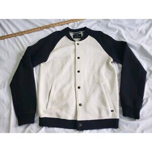 Scotch & Soda Black and White Bomber Jacket
